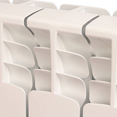 STOUT  Space 500 9 секций радиатор биметаллический боковое подключение RAL9016