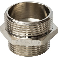 STOUT  Ниппель НН переходной никелированный 1"1/2X1"1/4