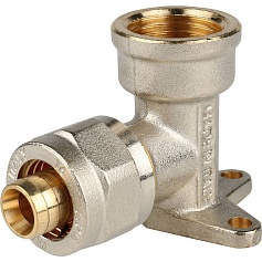 STOUT   Угольник настенный с креплением 1/2"х16 для металлопластиковых труб винтовой