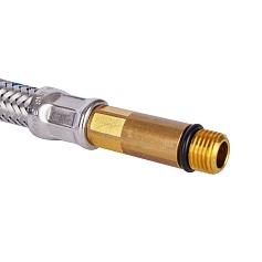 STOUT SHF-1035 Гибкая подводка для воды  M 10 (35мм) х ВР 3/8,  длина 800 мм