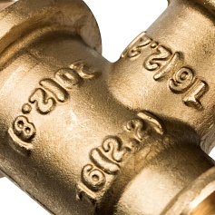 STOUT  Тройник переходной 20x16x16 для труб из сшитого полиэтилена аксиальный