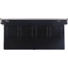 STOUT Конвектор внутрипольный SCQ 75.240.1000 (Решётка роликовая, анодированный алюминий)