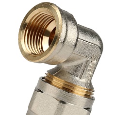 STOUT   Угольник-переходник с внутренней резьбой 1/2"х20 для металлопластиковых труб винтовой