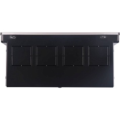 STOUT  STOUT Конвектор внутрипольный SCN 110.240.1200 (Решётка роликовая, анодированный алюминий)