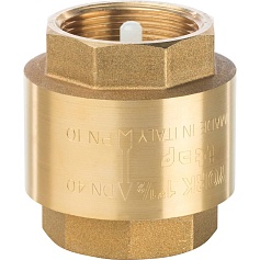 STOUT  1 1/2" Клапан обратный пружинный муфтовый с пластиковым седлом