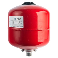 STOUT STH-0004 Расширительный бак на отопление 5 л. (цвет красный)