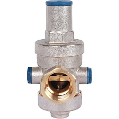 STOUT  Редуктор давления PN25 вн/вн 3/4" с выходом под манометр