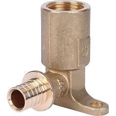 STOUT  Угольник настенный с длинным нарезным патрубком 16-Rp 1/2"