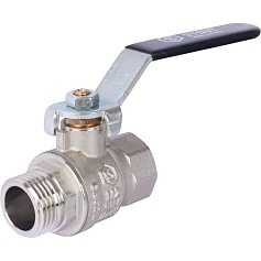 STOUT SVB Кран шаровой стандартнопроходной, ВР/НР, ручка рычаг 1/2" 