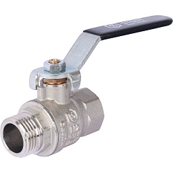 STOUT SVB Кран шаровой стандартнопроходной, ВР/НР, ручка рычаг 1/2" 