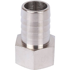 STOUT  Штуцер ВР никелированный 1/2"x18