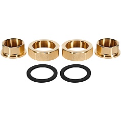 Присоединительный комплект STOUT G2" x Rp 1 1/4" из латуни с прокладками (1 шт.)