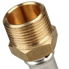 STOUT   Переходник с наружной резьбой 3/4"x16 для металлопластиковых труб прессовой