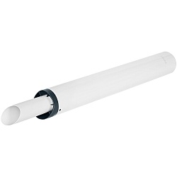 STOUT SCR-6010-000751 STOUT Горизонтальный проход через стену с наконечником Антилед традиц. коакс. D60(п)/100(п), L750 (без декоративных накладок)