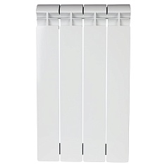 STOUT ALPHA 500 4 секций радиатор биметаллический боковое подключение (белый RAL 9016)