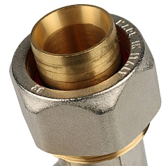 STOUT   Тройник-переходник с наружной резьбой 1"x32 для металлопластиковых труб винтовой