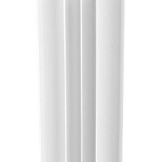 STOUT  Bravo 500 8 секции радиатор алюминиевый нижнее правое подключение (белый RAL 9010)