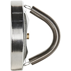 Термометр биметаллический накладной STOUT с пружиной, корпус Dn 63 мм, 0...120°С, 1 -2