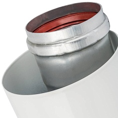 STOUT  Элемент дымохода  DN60/100 труба коаксиальная 250 мм п/м, уплотнения и хомут в комплекте