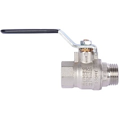 STOUT SVB Кран шаровой стандартнопроходной, ВР/НР, ручка рычаг 1/2" 