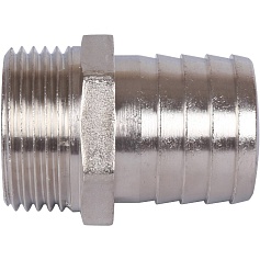 STOUT  Штуцер НР никелированный 1"x30