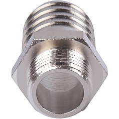 STOUT  Штуцер НР никелированный 1/2"x25