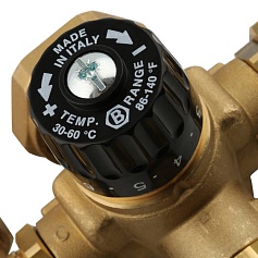 STOUT  Насосно-смесительный узел с термостатическим клапаном и байпасом, без насоса