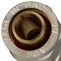 STOUT   Муфта соединительная переходная 20x16 для металлопластиковых труб винтовой