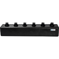 STOUT SDG-0017 Стальной распределительный коллектор 3(5) отопительных контура. В теплоизоляции DN 25