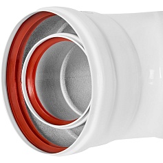 STOUT SCR-6010-000145 STOUT Отвод 45° традиц. коакс. D60(м-м)/100(м-м)