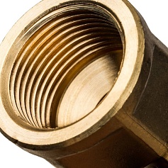 STOUT  Угольник-переходник с внутренней резьбой 20xG 3/4" для труб из сшитого полиэтилена аксиальный