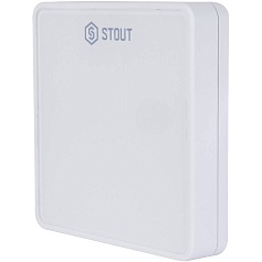 STOUT  Беспроводной комнатный датчик C-8r, белый