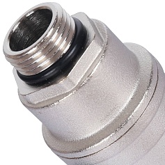 STOUT  Воздухоотводчик автоматический боковой выпуск, нар.р. 1/2" никель., уплотнительное кольцо - NBR