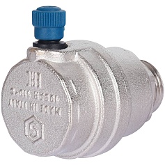 STOUT  Воздухоотводчик автоматический боковой выпуск, нар.р. 1/2" никель., уплотнительное кольцо - NBR