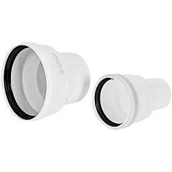 STOUT SCR-8012-000001 STOUT Адаптер соединительный конденсац. переход с D60(п)/100(п) на D80(м)/125(м)