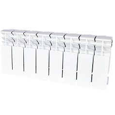 Радиатор биметаллический STOUT TITAN 200 боковое подключение 8 секций