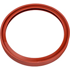 STOUT   Элемент дымохода  для соединеия труб  DN60/100, м/м соед. муфта с уплотнен,хомут с муфтой EPDM в комплекте.(с лого.)