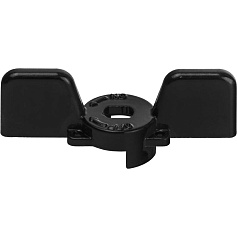 STOUT  Ручка-бабочка для шарового крана STOUT 1/2"-3/4" (Чёрная)