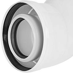 STOUT SCR-8610-000045 STOUT Отвод 45° конденсац. коакс. D60(п-м)/100(п-м)