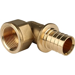 STOUT  Угольник-переходник с внутренней резьбой 32xG 1" для труб из сшитого полиэтилена аксиальный