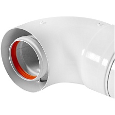 STOUT SCR-6010-251250 STOUT Комплект дымохода Антилед УНИВЕРСАЛЬНЫЙ традиц. коакс. D60/100, L1250 (хомут, фланец, втулка, адаптер, рабочая длина 1000 мм) кроме Immergas, Navien D75/100 стар.