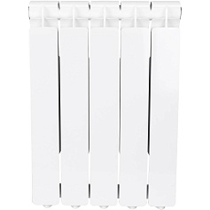 STOUT  Bravo 500 5 секций радиатор алюминиевый боковое подключение RAL9010