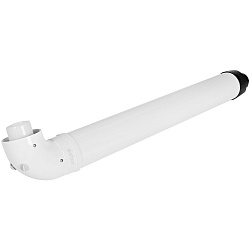 STOUT SCR-8610-251000 STOUT Комплект дымохода УНИВЕРСАЛЬНЫЙ конденсац. коакс. D60/100, L1000 (хомут, фланец, втулка, рабочая длина 680 мм)