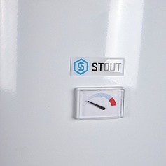 SWH-1110-050300 STOUT бойлер комбинированного нагрева напольный 300 л, один теплообменник, ТЭН 3 кВт