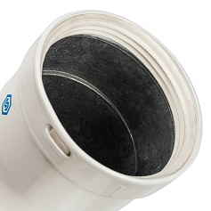 STOUT  Элемент дымохода отвод 90° DN80 с инспекционным патрубком