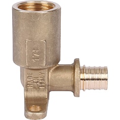 STOUT  Угольник настенный с длинным нарезным патрубком 16-Rp 1/2"