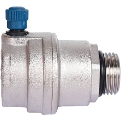 STOUT  Воздухоотводчик автоматический боковой выпуск, нар.р. 1/2" никель., уплотнительное кольцо - NBR