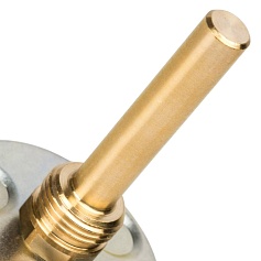 STOUT SIM-0001 Термометр биметаллический с погружной гильзой. Корпус Dn 63 мм, гильза 75 мм 1/2", 0...120°С