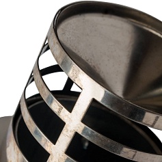 STOUT  Элемент дымохода DN60/100 конечный участок 900 мм дымохода для горизонт.прохода через стену с оголовком из нерж. стали