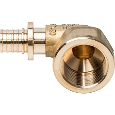 STOUT  Угольник-переходник с внутренней резьбой 16xG 3/4" для труб из сшитого полиэтилена аксиальный